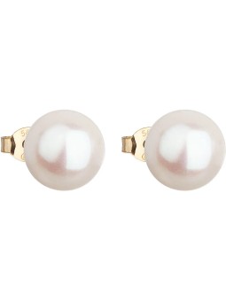 Evolution Group Orecchini in oro peonia con perle vere Pavon 921043.1 donna