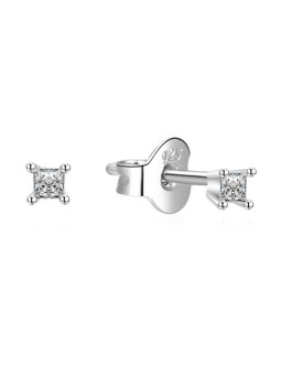 Beneto Orecchini in argento con zircone AGUP2552 donna