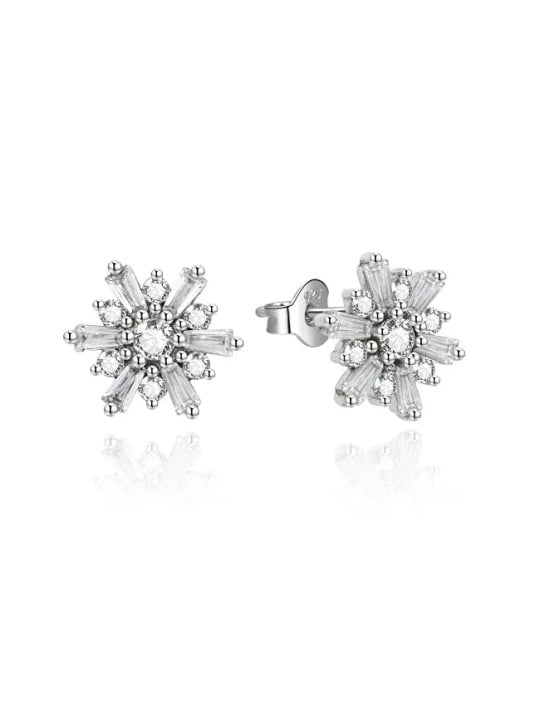 Beneto Orecchini di design in argento con zirconi AGUP2726 donna