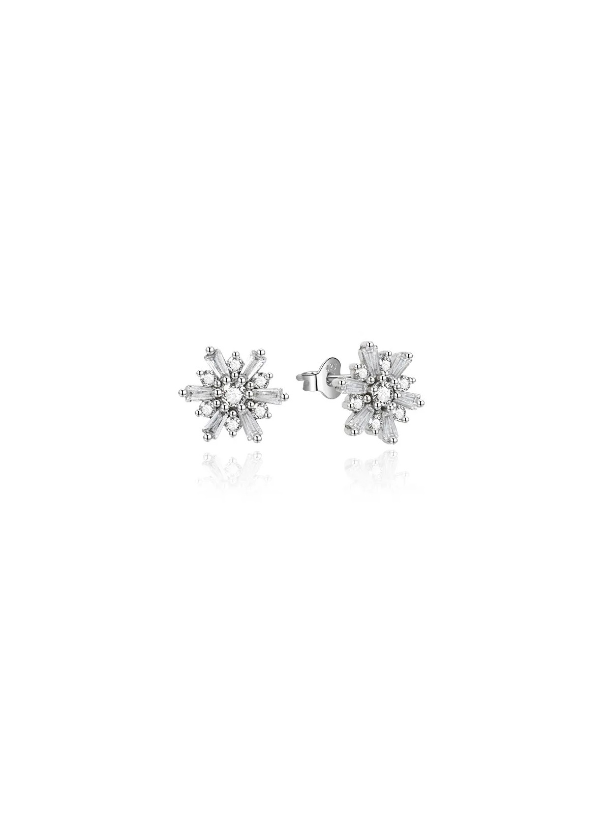 Beneto Orecchini di design in argento con zirconi AGUP2726 donna