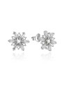 Beneto Orecchini di design in argento con zirconi AGUP2726 donna