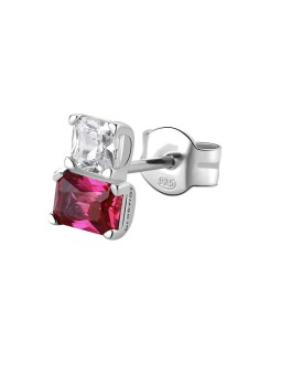 Brosway Eleganti orecchini singoli in argento Fancy Passion Ruby FPR07 donna