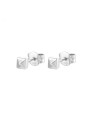 Rosato Orecchini e bottone minimalisti in argento Cubica RZCU59 donna