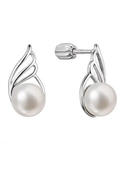 Evolution Group Orecchini in argento coordinati con perla di fiume 21093.1B donna