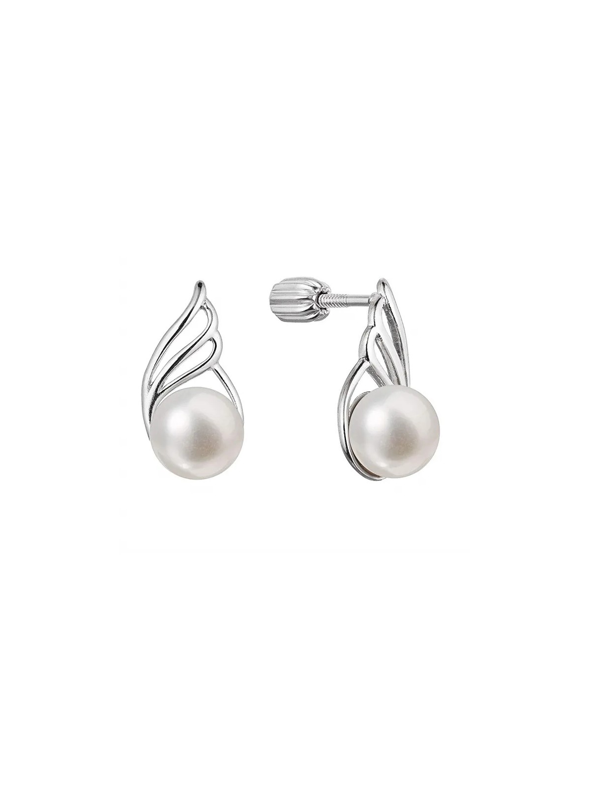Evolution Group Orecchini in argento coordinati con perla di fiume 21093.1B donna