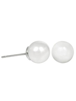 Levien Orecchini di perle morbide bianche perla donna