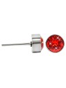 Levien Orecchini a bottone in acciaio giocoso Chaton Light Siam donna
