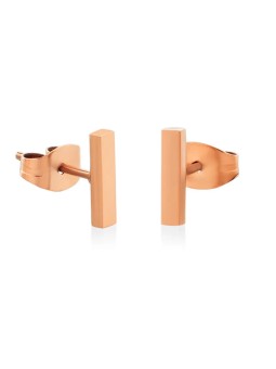 Troli Eleganti orecchini minimalisti in bronzo Sticks donna