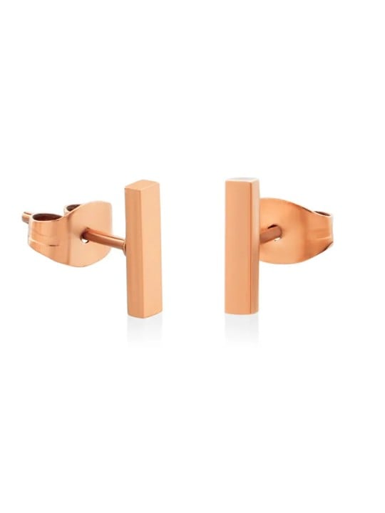 Troli Eleganti orecchini minimalisti in bronzo Sticks donna