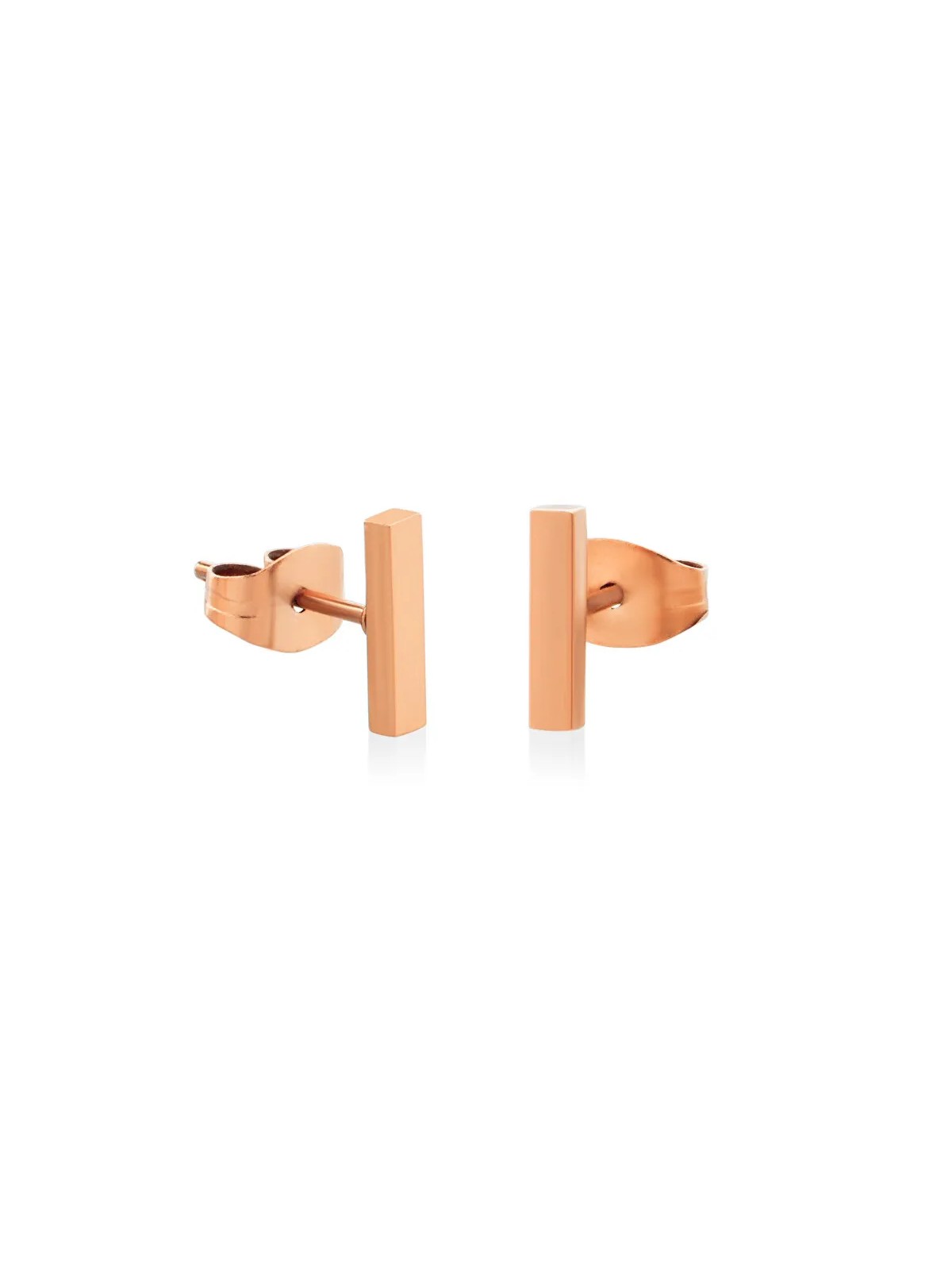Troli Eleganti orecchini minimalisti in bronzo Sticks donna