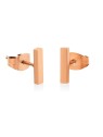 Troli Eleganti orecchini minimalisti in bronzo Sticks donna
