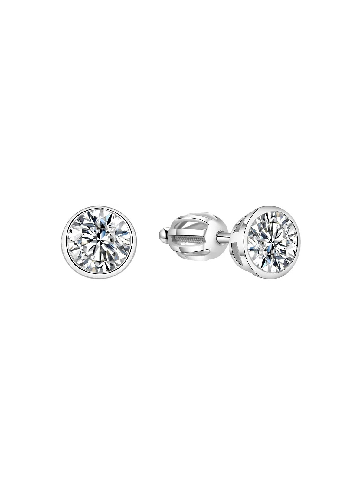 Beneto Orecchini in argento con zircone scintillante AGUP1714S donna