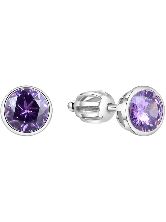 Beneto Orecchini in argento con zircone scintillante AGUP1716S donna