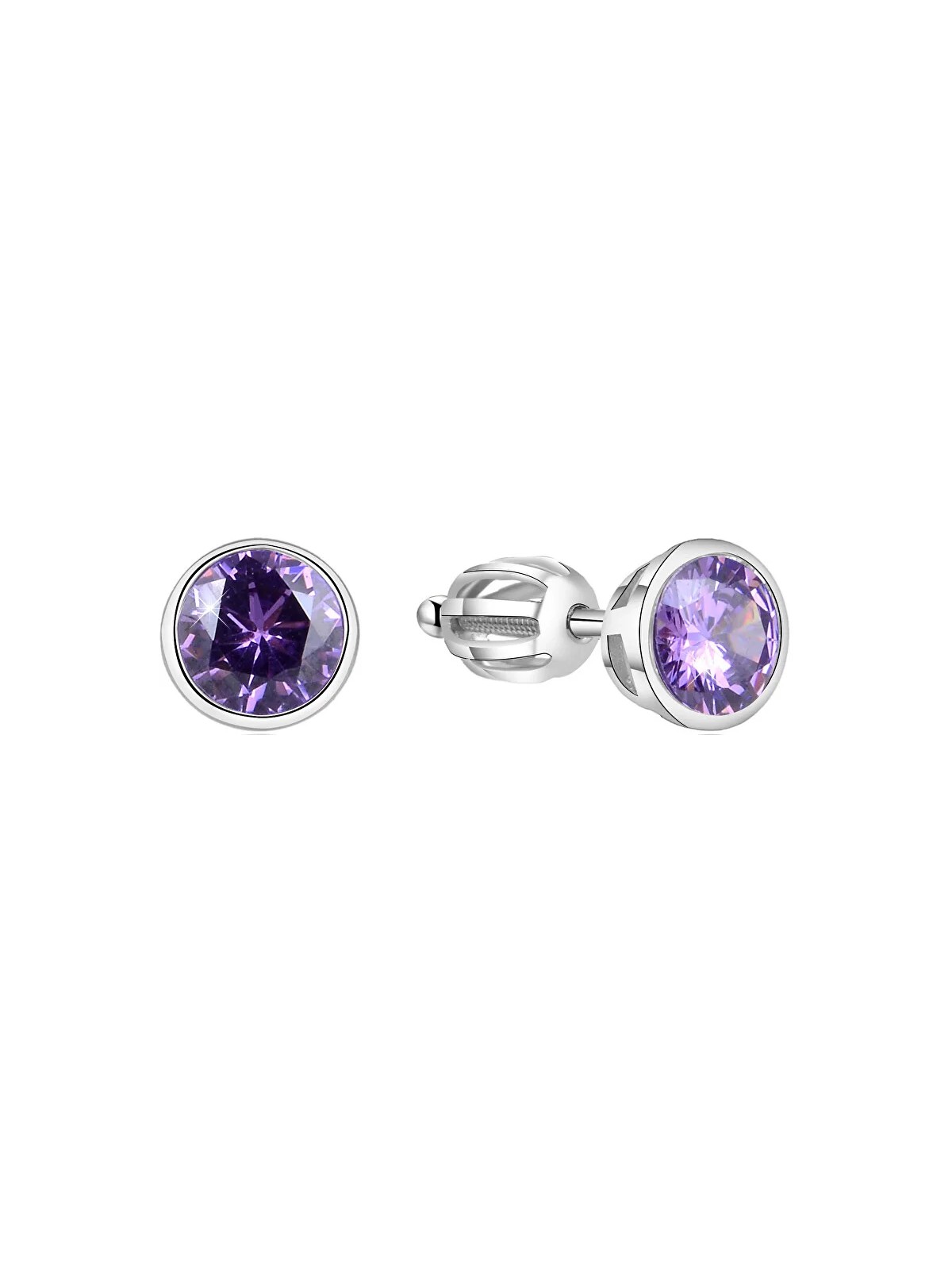 Beneto Orecchini in argento con zircone scintillante AGUP1716S donna