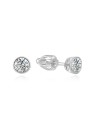 Beneto Orecchini a bottone minimalisti in argento AGUP1701S donna