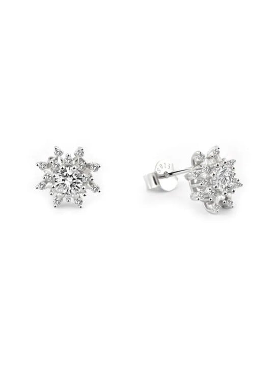 Beneto Orecchini in argento adati Fiocco di neve AGUP2749 donna