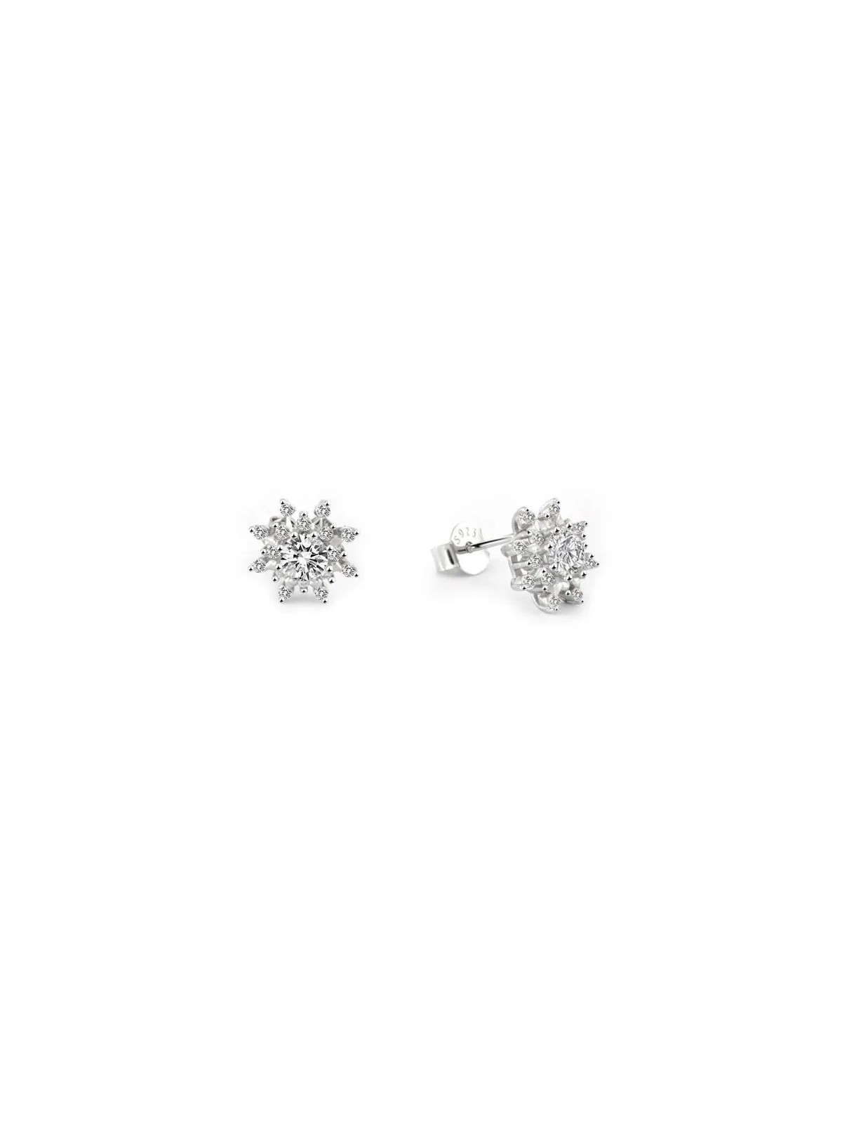 Beneto Orecchini in argento adati Fiocco di neve AGUP2749 donna