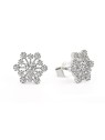 Beneto Orecchini in argento moda fiocco di neve AGUP2754 donna