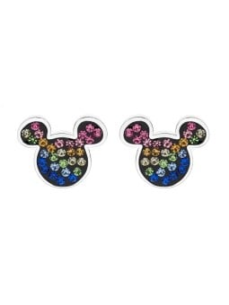 Disney Orecchini a bottone in argento giocosi Topolino E902878RRML-B donna