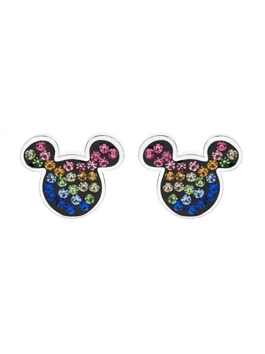 Disney Orecchini a bottone in argento giocosi Topolino E902878RRML-B donna