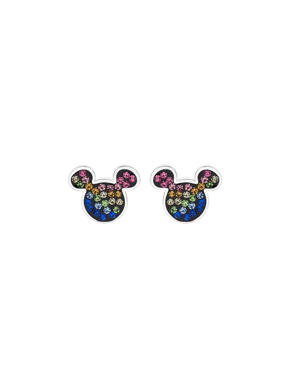 Disney Orecchini a bottone in argento giocosi Topolino E902878RRML-B donna