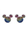 Disney Orecchini a bottone in argento giocosi Topolino E902878RRML-B donna