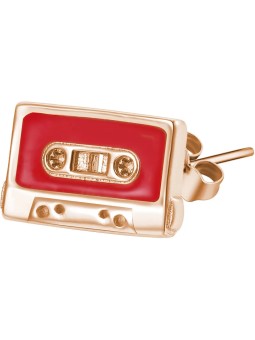 Rosato Orecchini singoli in bronzo Radiocassetta Storie RZO025 donna