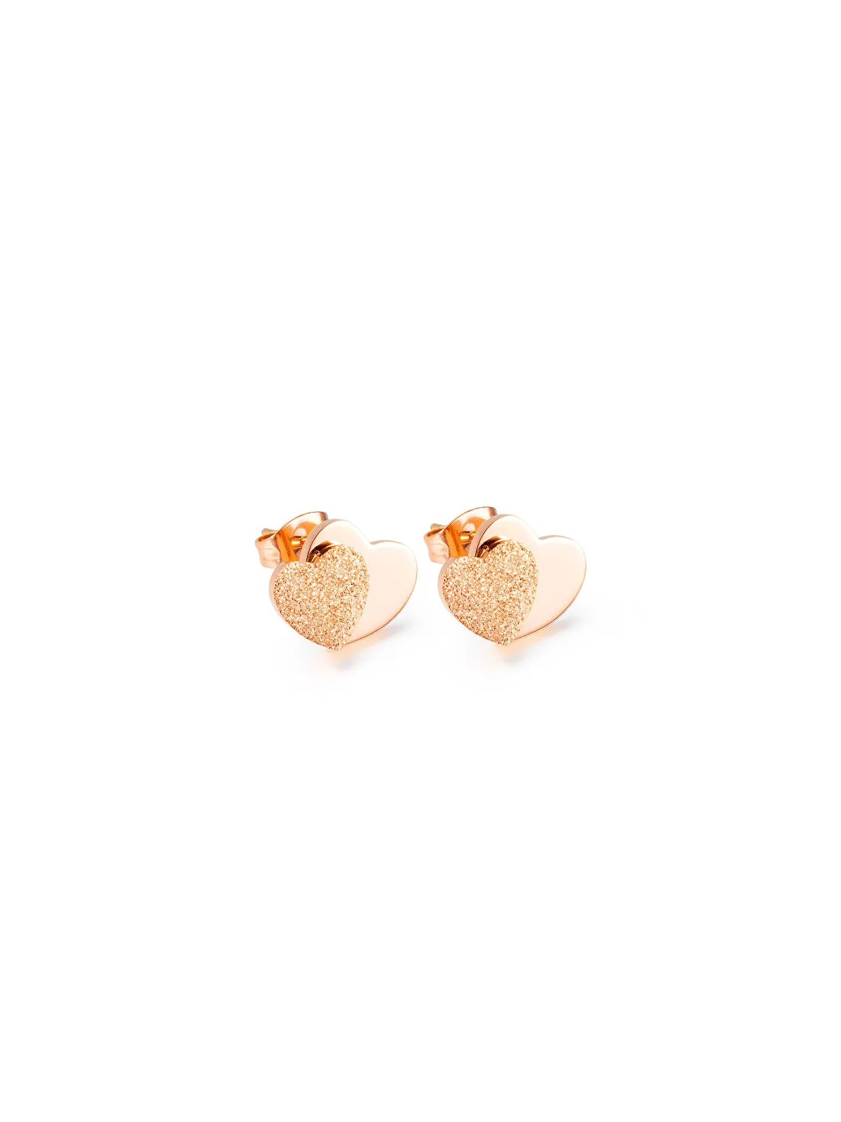 Troli Delicati orecchini a forma di cuore in bronzo VGE646 R donna