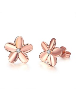 Orecchini Troli Delicati in bronzo con cristalli Flowers VSE001R-PET donna