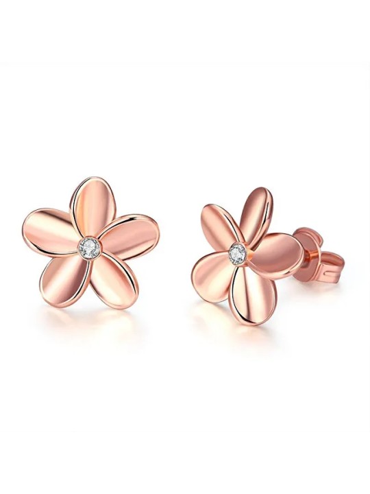 Orecchini Troli Delicati in bronzo con cristalli Flowers VSE001R-PET donna