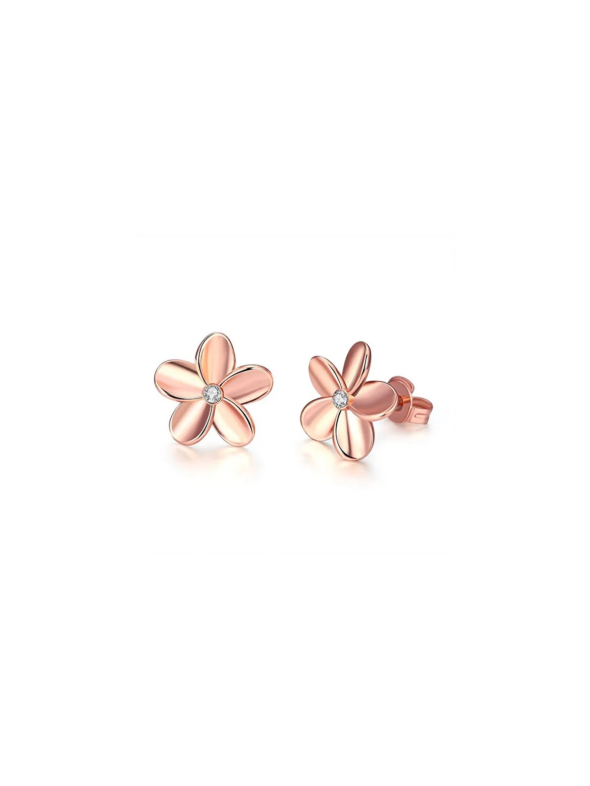 Orecchini Troli Delicati in bronzo con cristalli Flowers VSE001R-PET donna