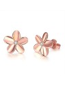 Orecchini Troli Delicati in bronzo con cristalli Flowers VSE001R-PET donna