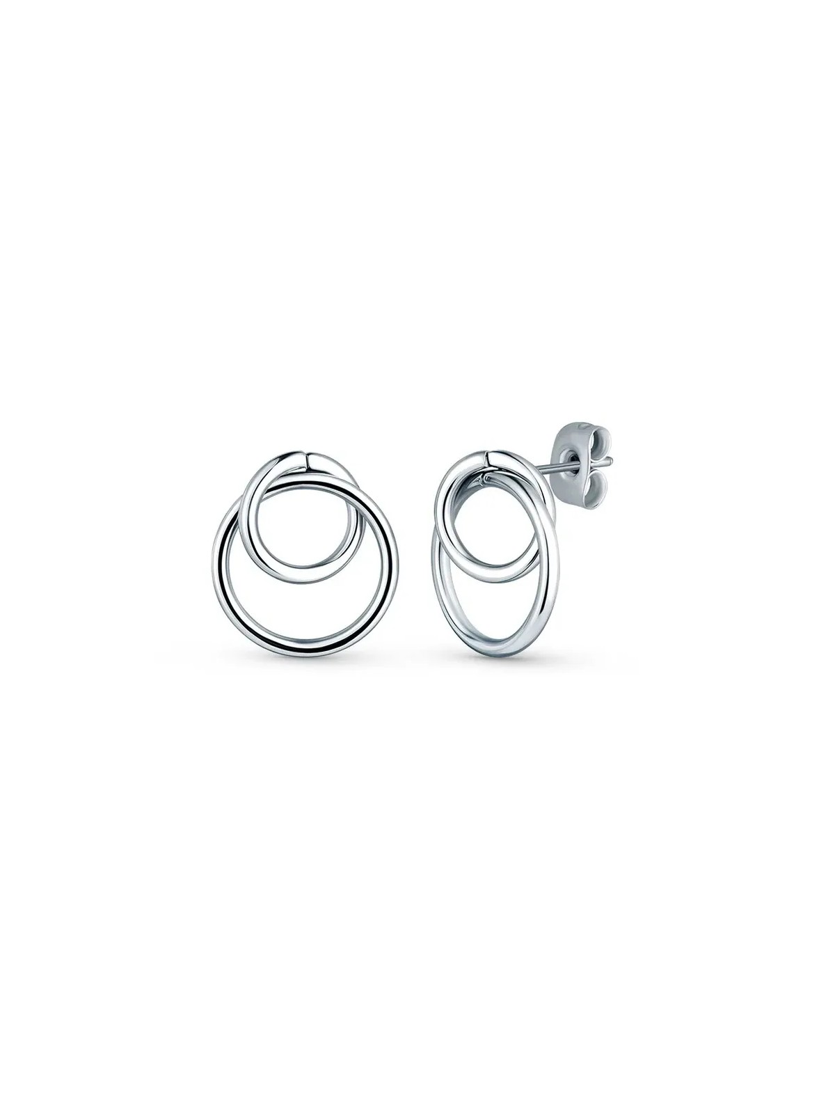 Orecchini Vuch Minimalist in acciaio Kista Silver donna
