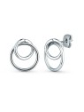 Orecchini Vuch Minimalist in acciaio Kista Silver donna