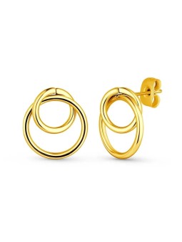 Orecchini minimalisti placcati oro Vuch Kista Gold donna