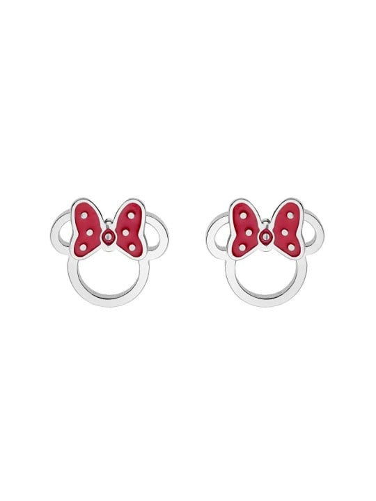 Disney Deliziosi orecchini in acciaio Minnie Mouse E600191NRL.CS donna