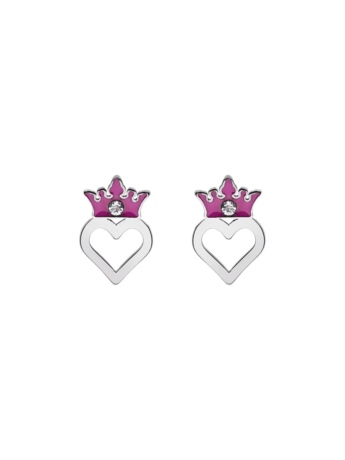 Disney Orecchini coordinati in acciaio Princess E600187RWL.CS donna