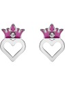 Disney Orecchini coordinati in acciaio Princess E600187RWL.CS donna