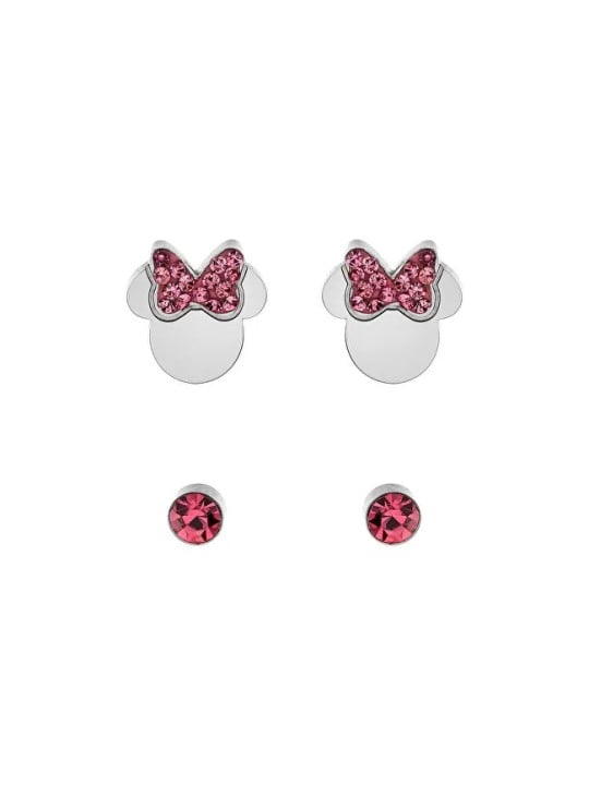 Disney Set di orecchini glitterati Minnie Mouse per bambine S600149RPL-B.CS donna
