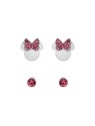 Disney Set di orecchini glitterati Minnie Mouse per bambine S600149RPL-B.CS donna
