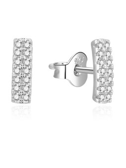 Beneto Orecchini in argento scintillanti con zirconi AGUP2314L donna