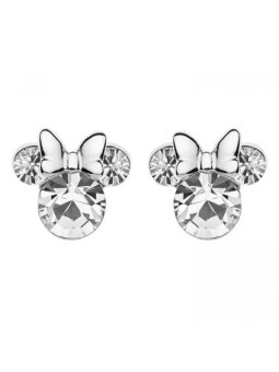 Disney Orecchini a bottone Minnie Mouse in argento scintillante ES00028SAPRL.CS donna