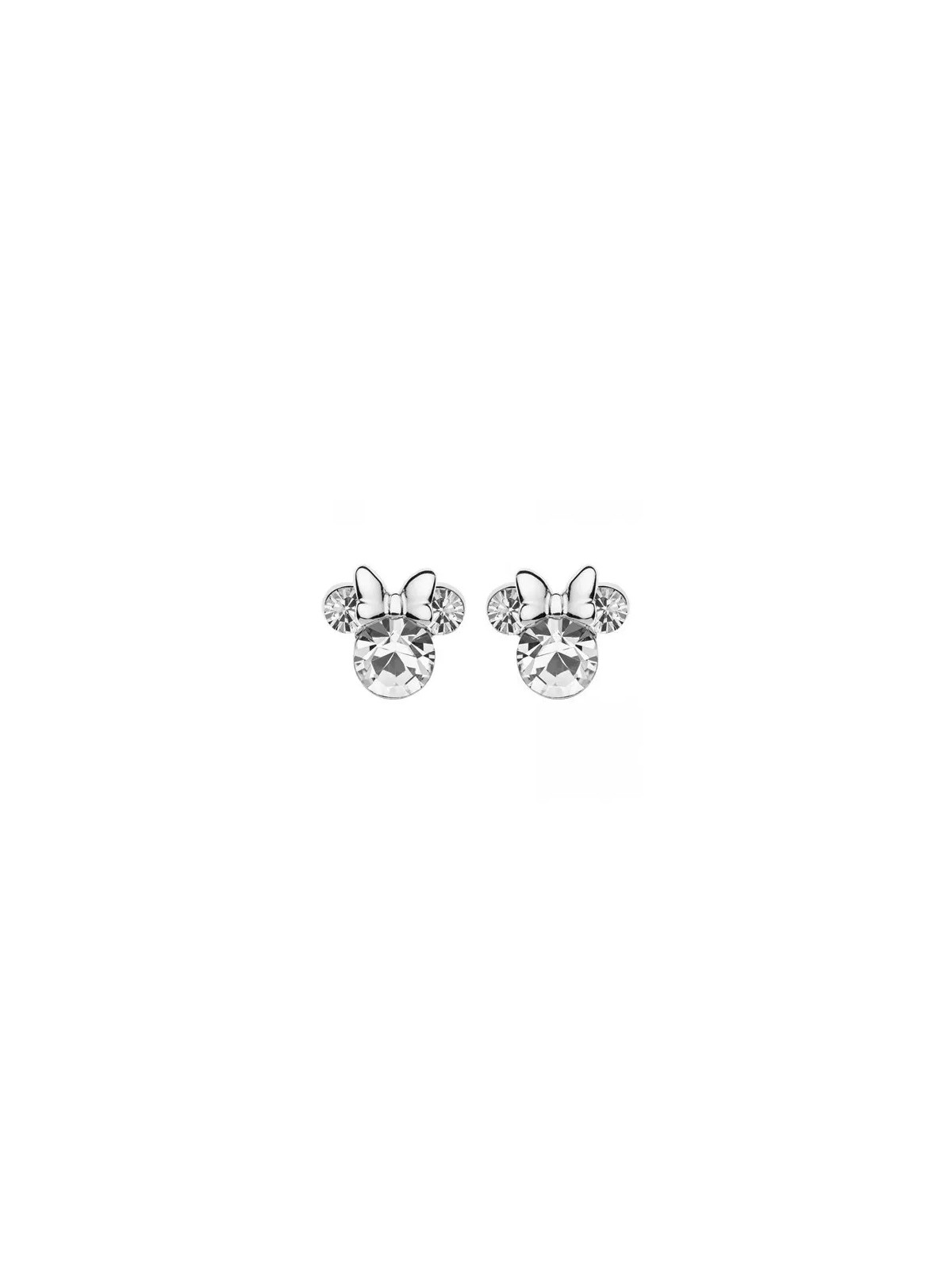 Disney Orecchini a bottone Minnie Mouse in argento scintillante ES00028SAPRL.CS donna