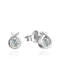 Agato Eleganti orecchini in argento con zircone AGUP3536 donna
