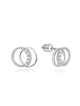 Agato Eleganti orecchini in argento con zircone AGUP3539S donna