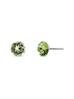 CRYSTalp Orecchini popolari con cristalli verdi Tubby Mini 4200.PER.R donna