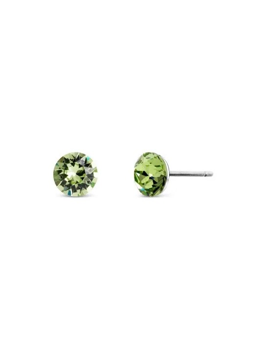 CRYSTalp Orecchini popolari con cristalli verdi Tubby Mini 4200.PER.R donna