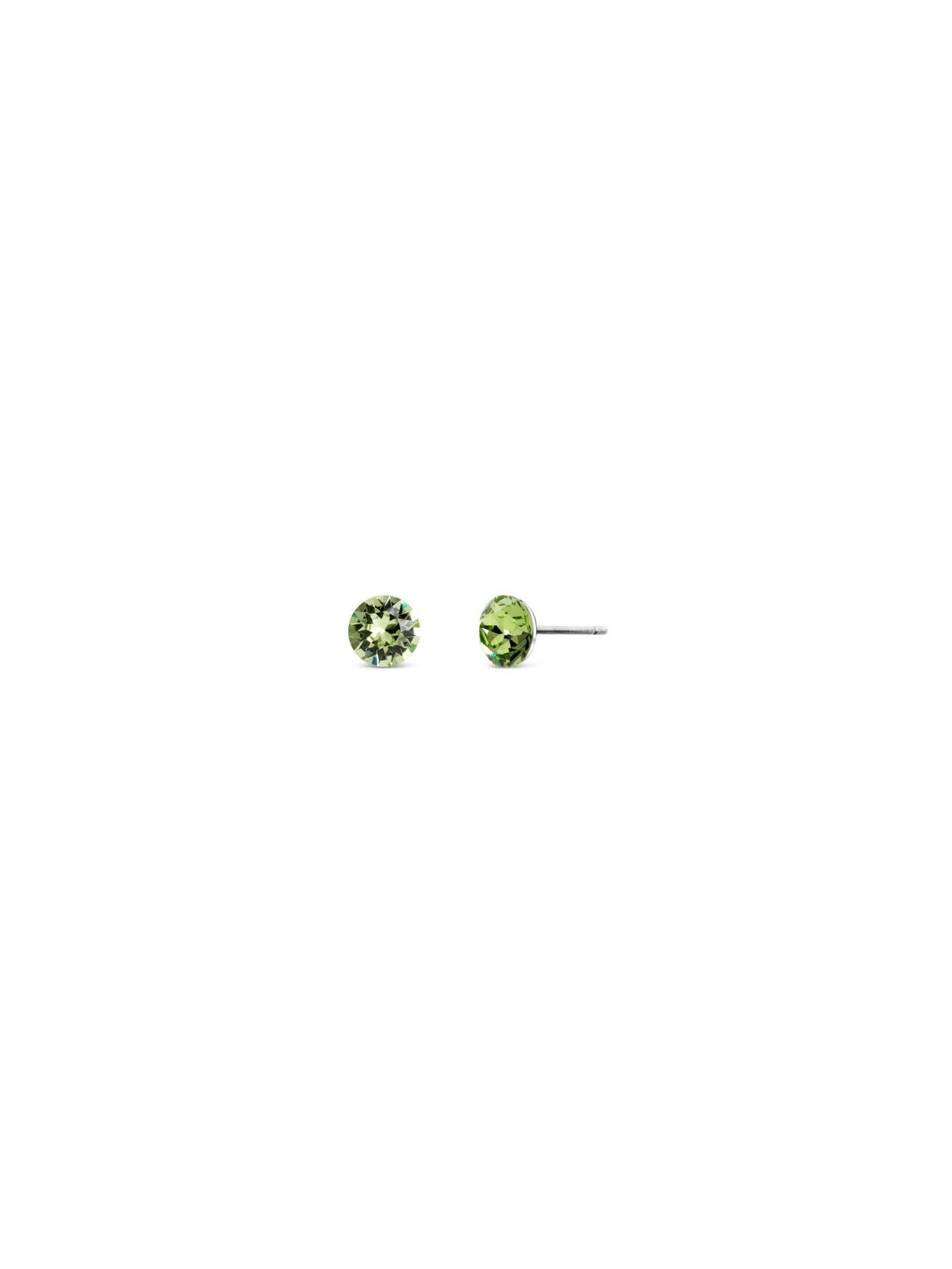 CRYSTalp Orecchini popolari con cristalli verdi Tubby Mini 4200.PER.R donna