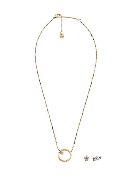Skagen Set di gioielli romantici placcati in oro Kariana SKJB1014SET donna