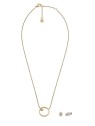Skagen Set di gioielli romantici placcati in oro Kariana SKJB1014SET donna